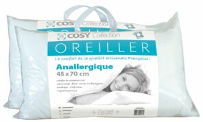 Lot de 2 oreillers 45x70 - Anallergique