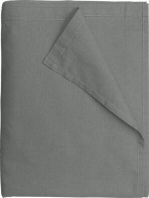 Drap Plat 240x300 cm Gris - 100% coton 57 Fils
