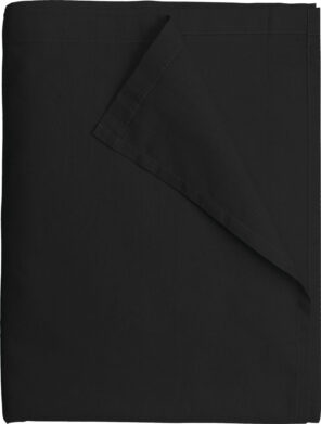 Drap Plat 240x300 cm Noir - 100% coton 57 Fils