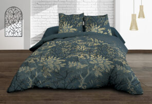 Housse de couette 220x240 + 2 taies - Pur coton 57 fils - Hevea