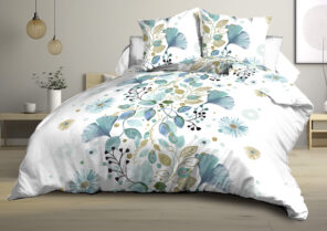 Housse de couette 240x260 + 2 taies - Microfibre - Bloom