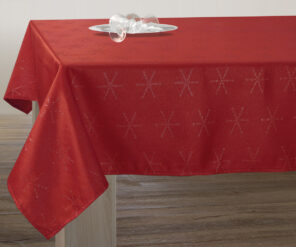 Nappe Lurex Entretien facile - Bordeaux Argenté