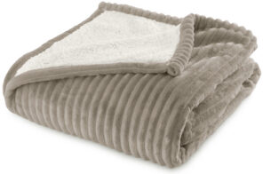 Plaid Sherpa 130x170 cm Taupe (Copie)
