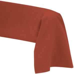 Taie de Traversin 45 x 185 cm -  Tomette - 100% coton 57 Fils