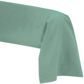 Taie de Traversin 45 x 185 cm -  Vert tilleul - 100% coton 57 Fils
