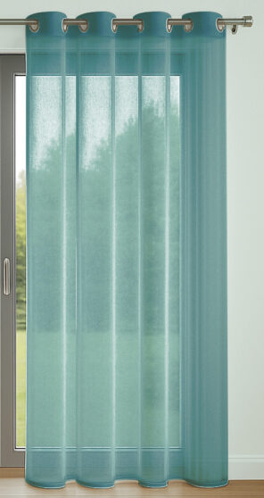 Voilage 140 x 240 cm Bleu Canard