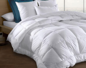 Couette microfibre 140x200 - Blanche - 550 grs/m2