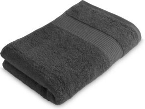 Drap de Douche 70 x 130 cm - 100% Coton - 450 gr/m2 - Anthracite