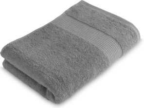 Drap de Douche 70 x 130 cm - 100% Coton - 450 gr/m2 - Gris