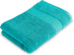 Drap de Douche 70 x 130 cm - 100% Coton - 450 gr/m2 - Bleu turquoise