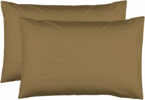 2 Taies d'Oreiller 50 x 70 cm - Ocre
