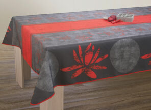 Nappe Anti-taches Lotus Rouge - Rectangle 150 x 300 cm