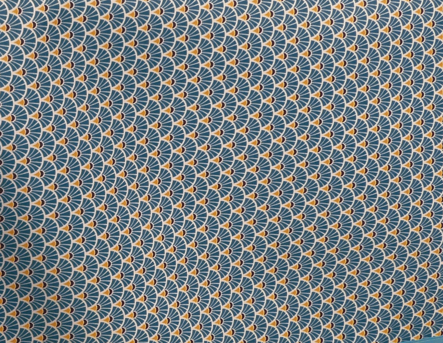 Le linge de Jules Nappe Anti-Taches Ginko Safran - Rectangle 150 x