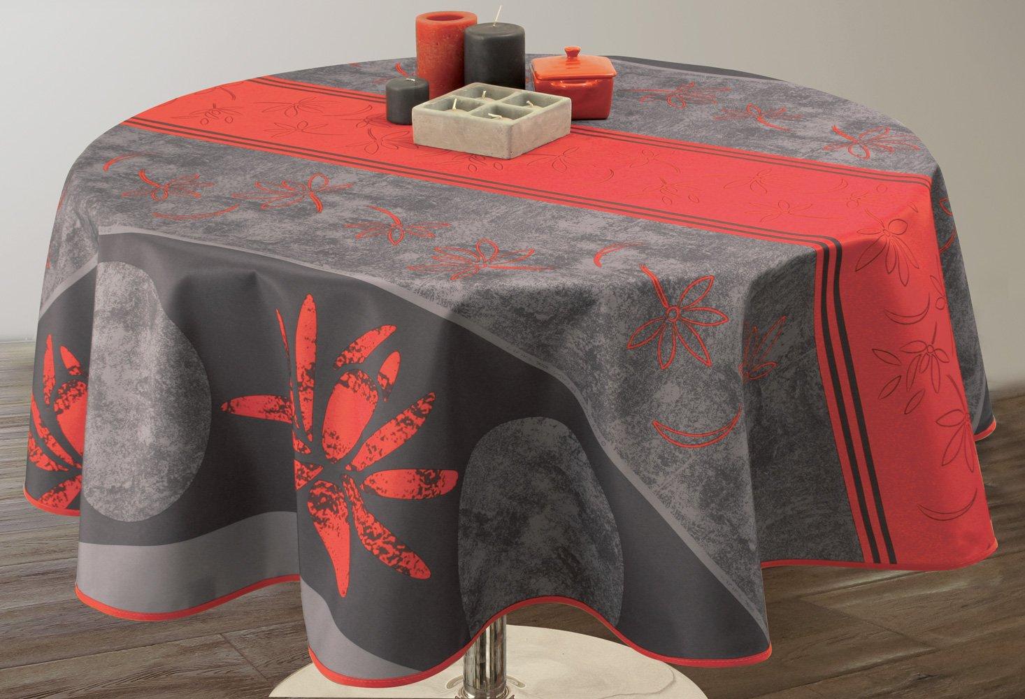 Nappe Anti-taches Lotus Rouge - Le Linge de Jules