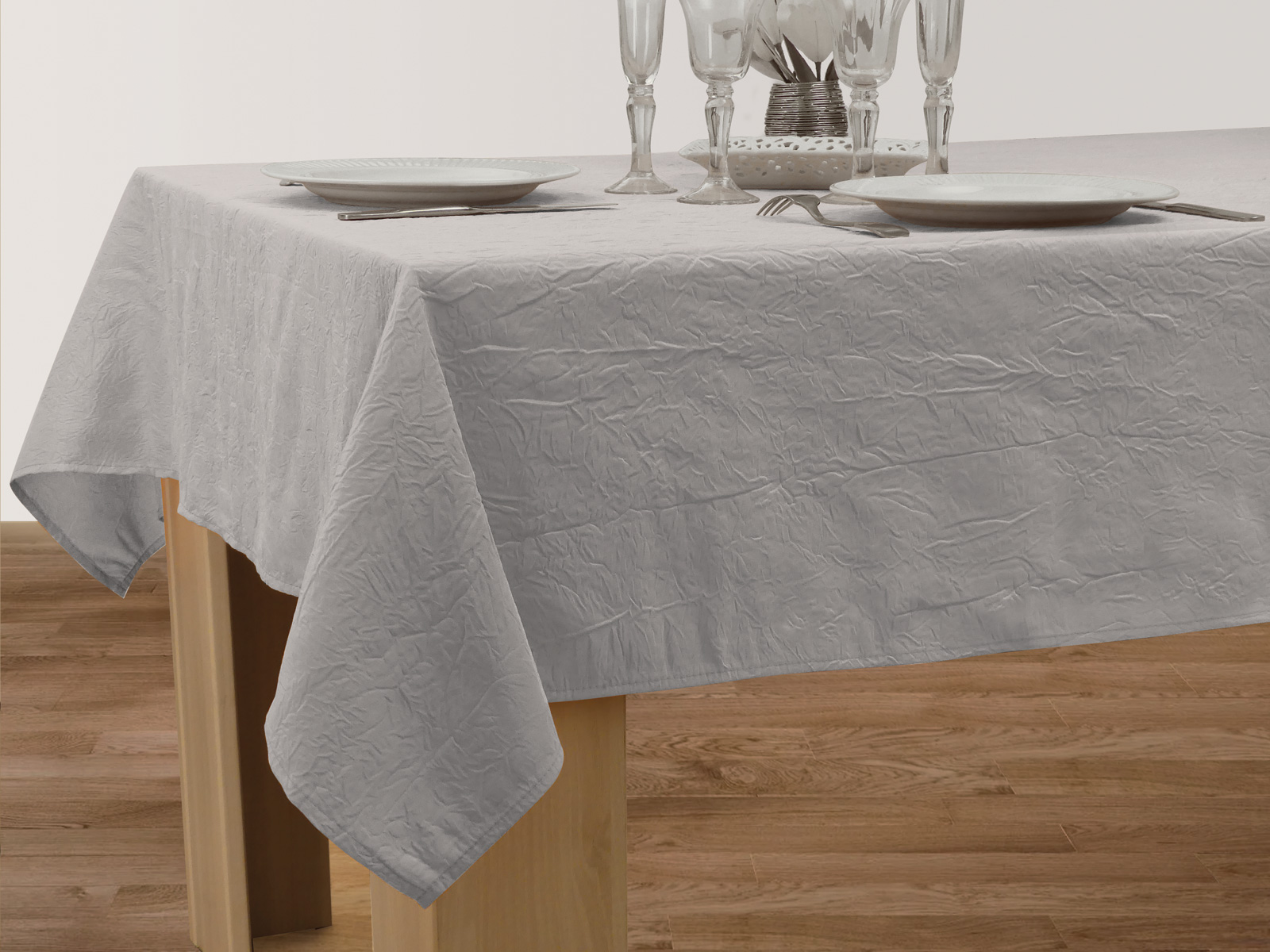 Flowen Nappe Rectangulaire Anti Tache Gris 140x180 Protection de Table  Polyester d'Intérieur et d'Extérieur Fabriqué en Italie : :  Cuisine et Maison