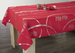 Nappe Shiny - Entretien Facile Rouge