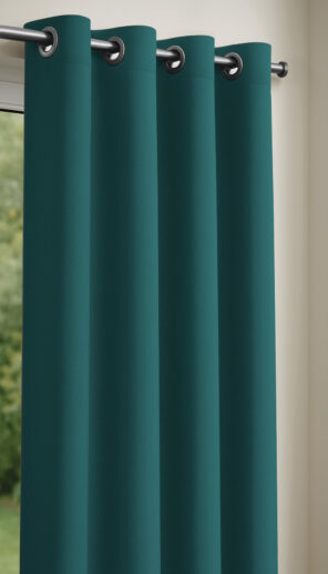 Rideau obscurcissant 135 x 240 cm Bleu canard