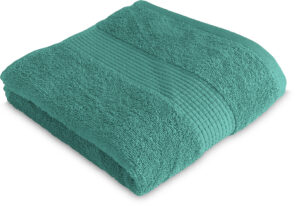 Serviette de Toilette 50 x 90 cm - 100% Coton - 450 gr/m2 - Vert lagon