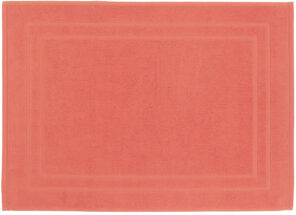 Tapis de Bain 50 x 70 cm - 100% Coton - 700 gr/m2 - Corail