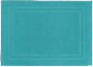 Tapis de Bain 50 x 70 cm - 100% Coton - 700 gr/m2 - Bleu turquoise